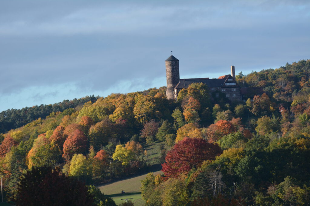 Der Blick auf Burg Ludwigstein